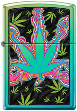 Load image into Gallery viewer, Zippo Lighter- Personalized Engrave for Leaf Designs Leaf Teal #Z5515
