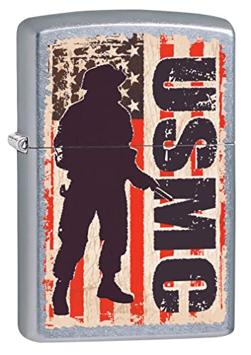 Zippo Lighter- Personalized Engrave for US Marine Corps USMC Soldier #Z5014
