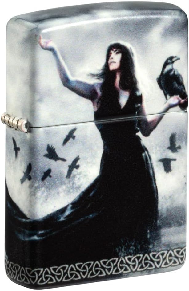 Zippo Lighter - Custom Message Engrave for Mazzi Lady Ravens- 540 Color 48969
