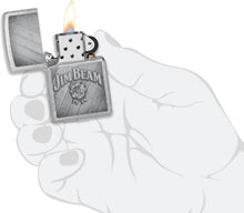 Load image into Gallery viewer, Zippo Jim Beam Logo Street Chrome Pocket Lighter
