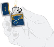 Load image into Gallery viewer, Zippo Lighter- Personalized Message Engrave for St Louis Blues NHL Team #48053
