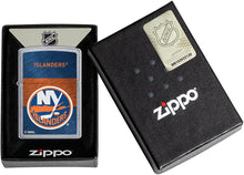 Load image into Gallery viewer, Zippo 2021 NHL New-York-Islanders Street Chrome Pocket Lighter
