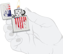 Load image into Gallery viewer, Zippo Lighter- Personalized for US Patriotic US American Flag 49783
