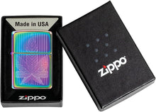 Load image into Gallery viewer, Zippo Cannabis Design Engraved Leaf Multi Color Pocket Lighter
