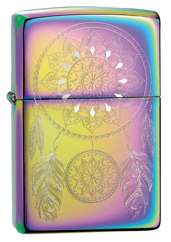 Zippo Lighter - Personalized Custom Message Engraved on Back for Dream Catcher Windproof Zippo Lighter #49023