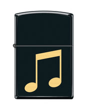 Load image into Gallery viewer, Zippo Lighter-Musical Note Black Matte Windproof Lighter #Z5437
