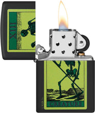Load image into Gallery viewer, Zippo Creature Skeleton Black Matte Pocket Lighter

