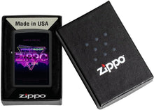 Load image into Gallery viewer, Zippo Lighter - Customized Message Sign Design Black Matte Pocket Lighter 46247
