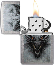 Load image into Gallery viewer, Zippo Lighter- Personalized Message Engrave for Dragon Glowing Eyes 48732
