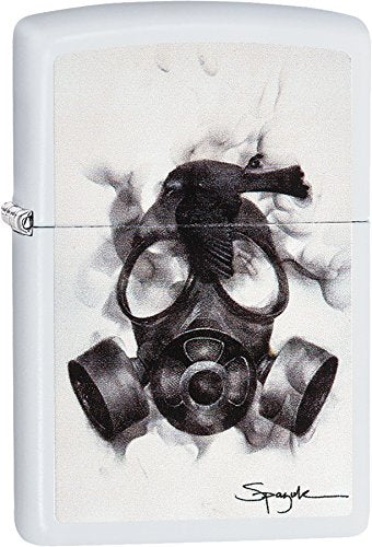 Zippo Lighter- Personalized Engrave for Spazuk Art Works Gas Mask 29646