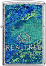 Load image into Gallery viewer, Zippo Realtree Wav3 Design Street Chrome Pocket Lighter
