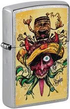 Load image into Gallery viewer, Zippo Lighter- Personalized Bull Chief Indian Longhorn Devil Bull #48631
