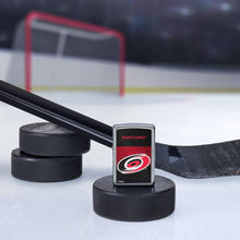 Load image into Gallery viewer, Zippo Lighter - Personalized Customize Message Engrave on Backside for Carolina Hurricanes NHL Team 48033
