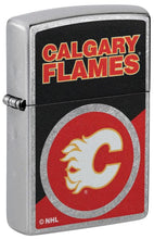 Load image into Gallery viewer, Zippo Lighter - Custom Engraved with Your Message for NHL Calgary Flames 2024 Street Chrome Pocket Lighter 46184
