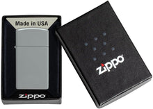 Load image into Gallery viewer, Zippo Lighter- Personalized Engrave on Slim Size Flat Grey #49527
