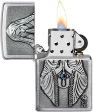 Load image into Gallery viewer, Zippo Anne Stokes Gothic Prayer Emblem Pocket Lighter
