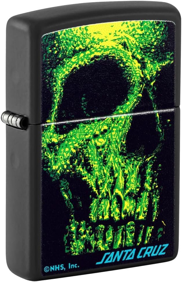 Zippo Lighter- Personalized Engrave for Santa Cruz Design Skull 48743