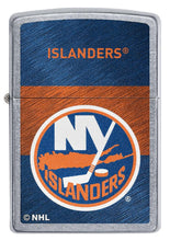 Load image into Gallery viewer, Zippo Lighter - Personalized Customize Message Engrave on Backside for New York Islanders NHL Team 48046
