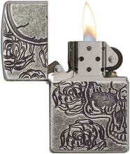 Load image into Gallery viewer, Zippo Lighter- Personalized Blossoms Flower Power Armor Case 28988
