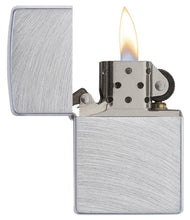 Load image into Gallery viewer, Zippo Lighter - Personalized Custom Message Engrave Chrome Windproof Lighter Brushed Chrome Arch 24647
