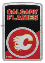 Load image into Gallery viewer, Zippo Lighter - Custom Engraved with Your Message for NHL Calgary Flames 2024 Street Chrome Pocket Lighter 46184
