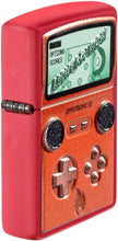 Load image into Gallery viewer, Zippo Lighter - Customized Message Zippotronic Red Matte Pocket Lighter 46700

