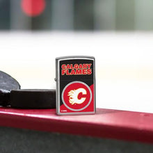 Load image into Gallery viewer, Zippo Lighter - Custom Engraved with Your Message for NHL Calgary Flames 2024 Street Chrome Pocket Lighter 46184
