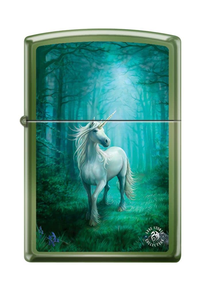 Zippo Lighter- Personalized Engrave for Unicorn Unicorn Forests Chameleon Z5032