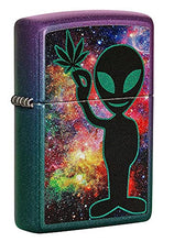 Load image into Gallery viewer, Zippo Lighter- Personalized Engrave Glow in The Dark Alien Design #49441

