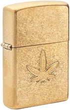 Load image into Gallery viewer, Zippo Lighter- Personalized Engrave for Leaf Designs Stamped Leaf #49569
