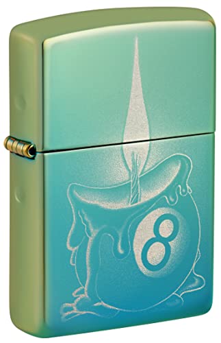 Zippo Lighter- Personalized Ace of Spades Card Game 8 Eight Ball Candle 48615