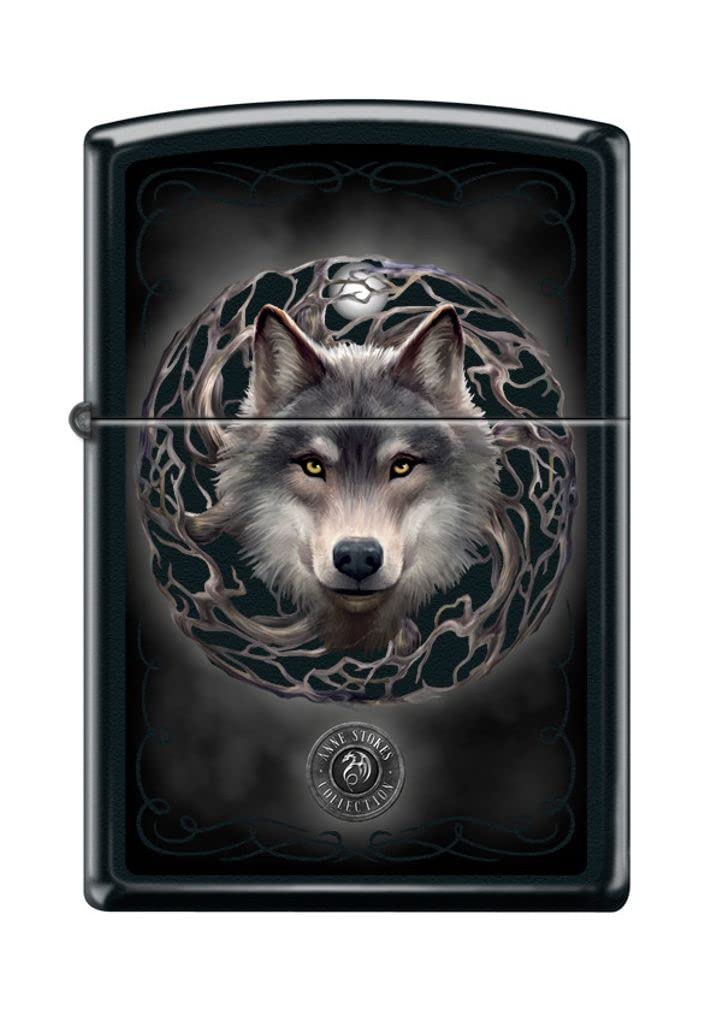 Zippo Lighter- Personalized Message Wolf WolvesZippo Lighter Wolf Moon #Z5175