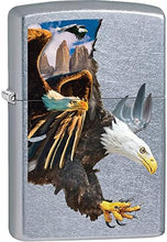 Load image into Gallery viewer, Zippo Lighter- Personalized Engrave Americana Eagle Prey USA Flag #Z1013
