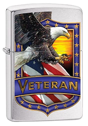 Zippo Lighter- Personalized Message U.S. Army Windproof Lighter Eagle #Z5311