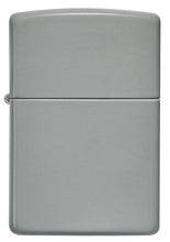 Load image into Gallery viewer, Zippo Lighter - Personalized Message Engraved on Backside Colored Windproof Lighter Flat Grey 49452
