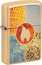 Load image into Gallery viewer, Zippo Lighter- Personalized Engrave Windproof Lighter Elements of Earth 48729
