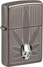 Load image into Gallery viewer, Zippo Lighter- Personalized Engrave for Leaf Designs Skull Leaf 48773
