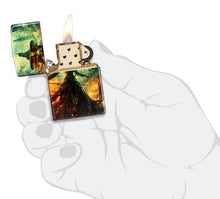 Load image into Gallery viewer, Zippo Lighter - Custom Engraved with Your Message for Fire Mage Design 540 Tumbled Brass Pocket Lighter 46275
