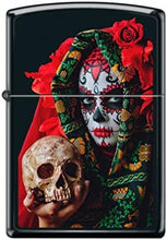 Load image into Gallery viewer, Zippo Lighter- Personalized Engrave for Day of The Dead Sugar Skull #Z5250
