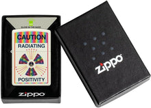 Load image into Gallery viewer, Zippo - Customized Message on Glowing Positivity Glow in The Dark Pocket 46243
