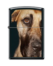 Load image into Gallery viewer, Zippo Lighter- Personalized Engrave Great Dane Design Black Matte #Z5456
