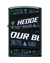 Load image into Gallery viewer, Zippo Lighter-Stock Market Struggle Black Matte Windproof Lighter #Z5455
