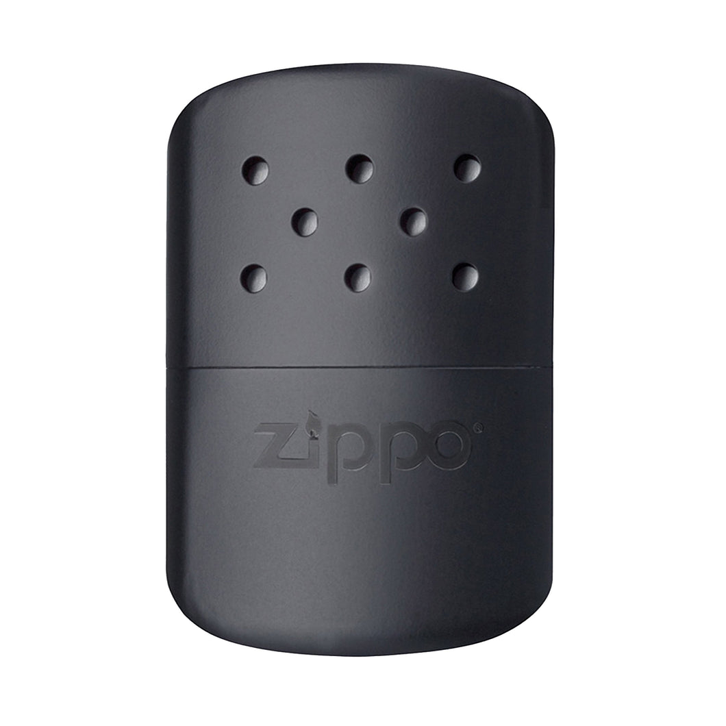 Zippo Hand Warmer Refillable Custom Personalized Engraved Message on Backside (12 Hour, Black)