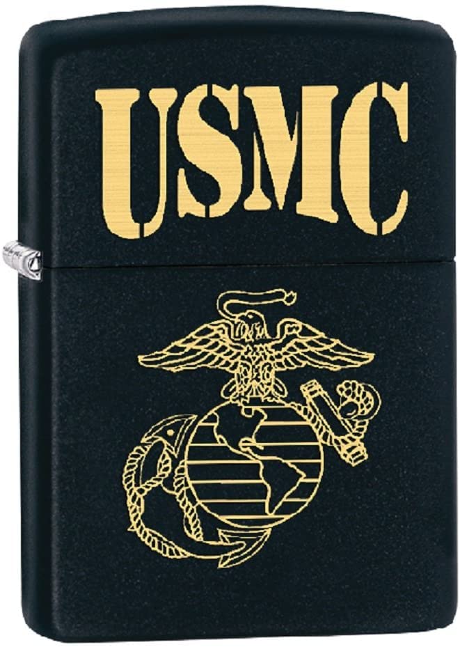 Zippo Lighter - USMC U.S. Marine Corps. Windproof Lighter (USMC #Z109)