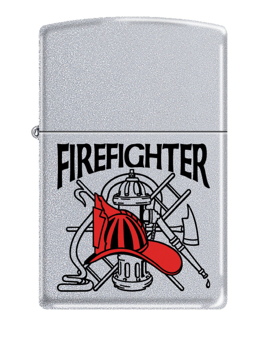 Zippo Lighter - Personalized Message Engraved on Backside for Tradesman or Craftsman Maintenance Worker Specialist (Firefighter #Z278)