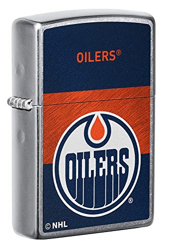 Zippo Lighter- Personalized Message Engrave for Edmonton Oilers NHL Team #48039