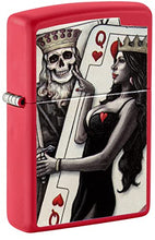 Load image into Gallery viewer, Zippo Lighter- Personalized Ace of Spades Card Game Skull King Queen #48624
