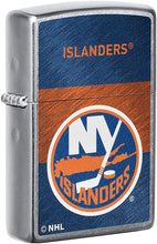 Load image into Gallery viewer, Zippo 2021 NHL New-York-Islanders Street Chrome Pocket Lighter
