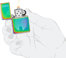 Load image into Gallery viewer, Zippo Lighter - Custom Message Engrave Zippo Flame, Engraved Multi-Color 48978
