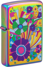Load image into Gallery viewer, Zippo Lighter - Custom Message Engrave Vintage Flowers Design Multi-Color 48997
